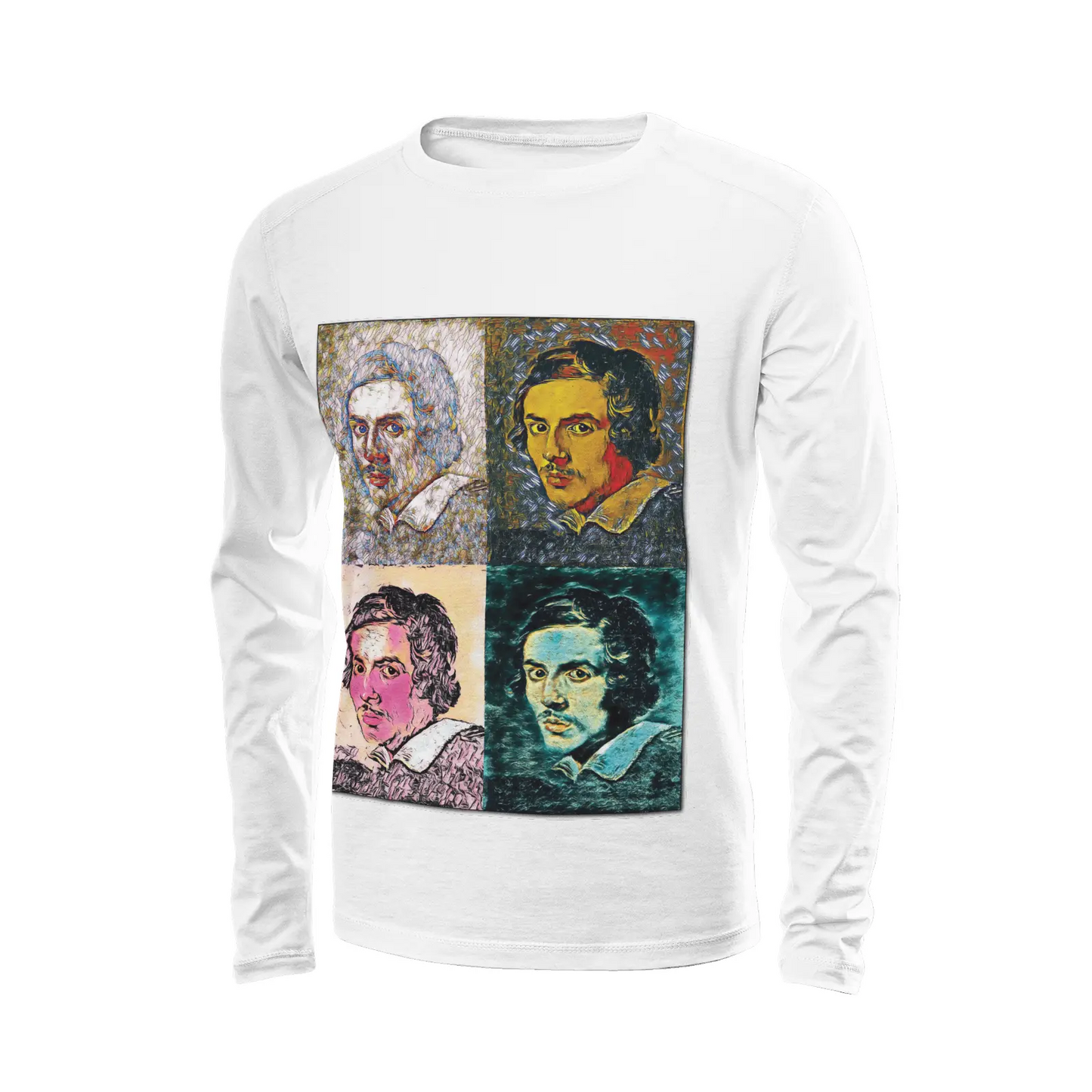 White long sleeve t-shirt - The prophecy - Gian Lorenzo Bernini Printy6