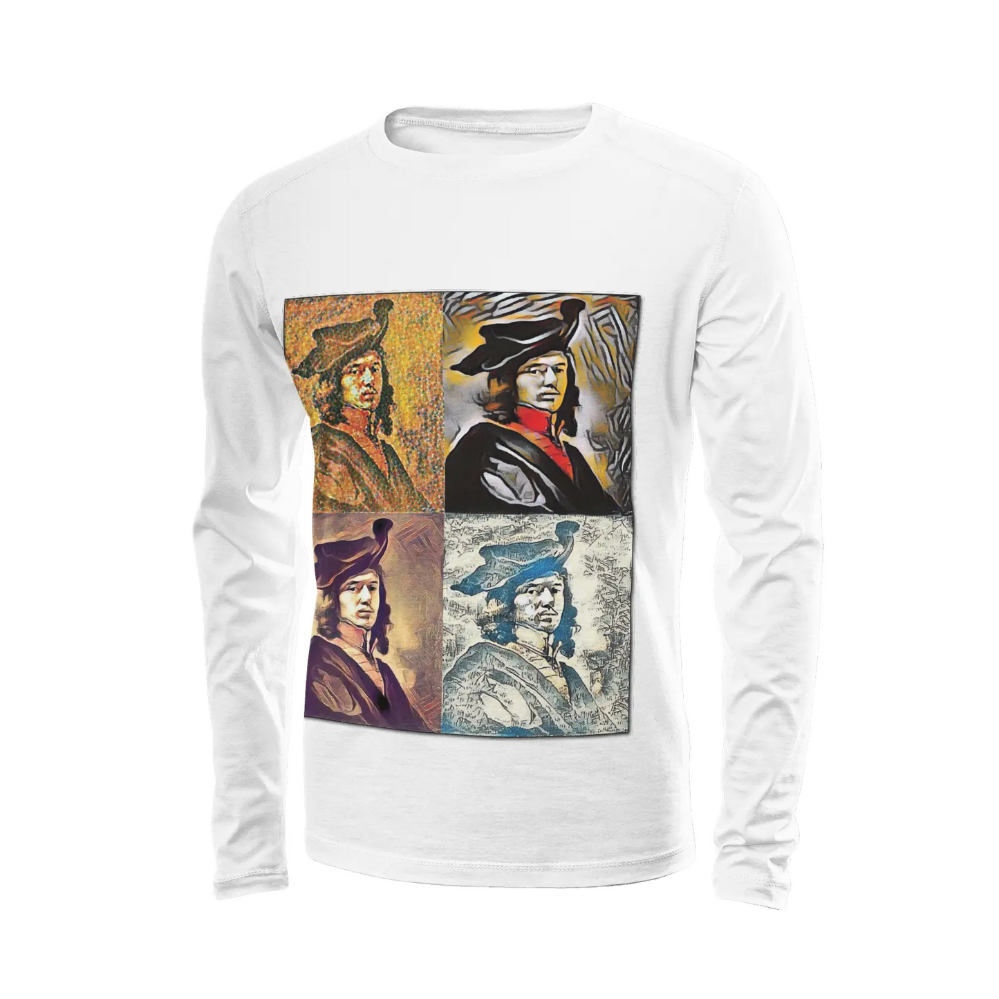 White long sleeve t-shirt - The prophecy - Johannes Vermeer Printy6