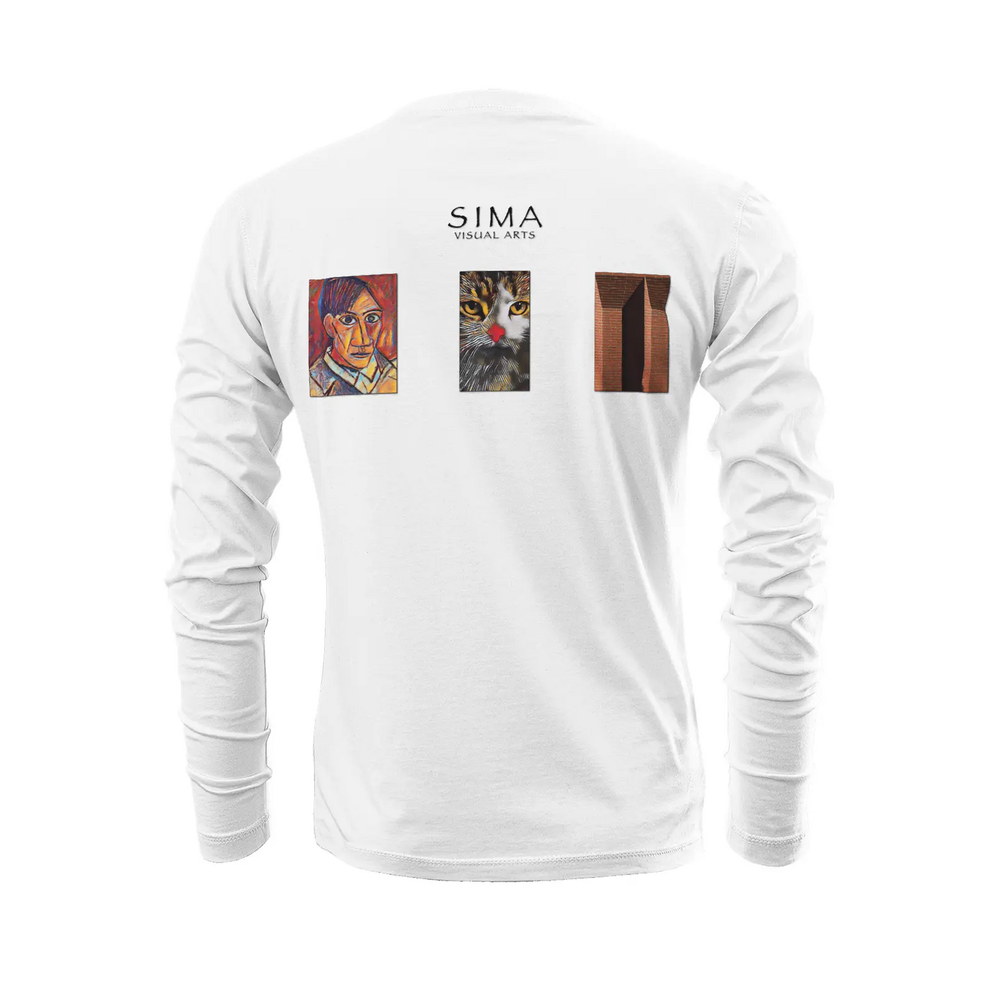 White long sleeve t-shirt - The prophecy - Pablo Picasso Printy6