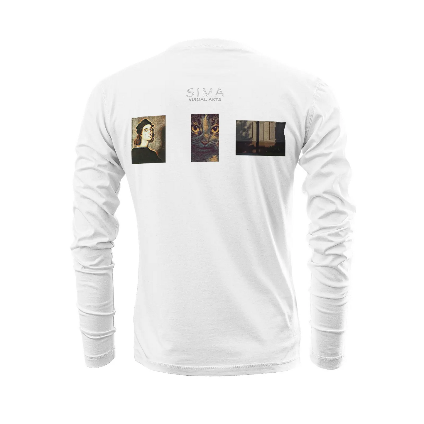 White long sleeve t-shirt - The prophecy - Raphael Da Urbino Printy6