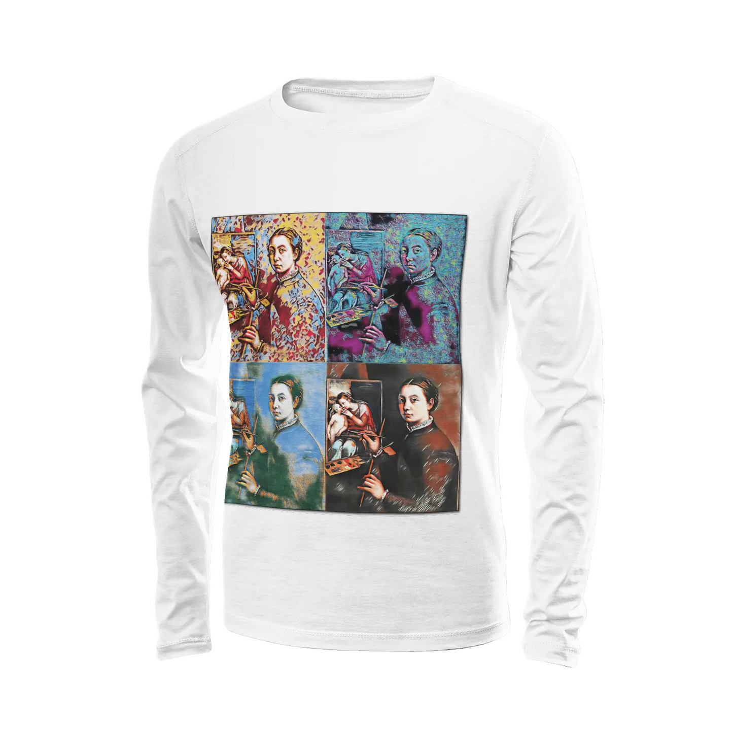 White long sleeve t-shirt - The prophecy - Sofonisba Anguissola Printy6