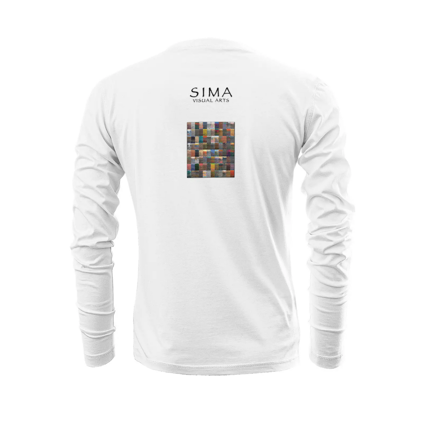 White long sleeve t-shirt - The show must go on - 10100 Printy6