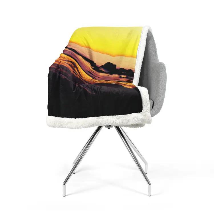 50"x60" Double-Sided Super Soft Plush Blanket - Thagmatography - Landscape 101 - Topanga Canyon beach Printy6