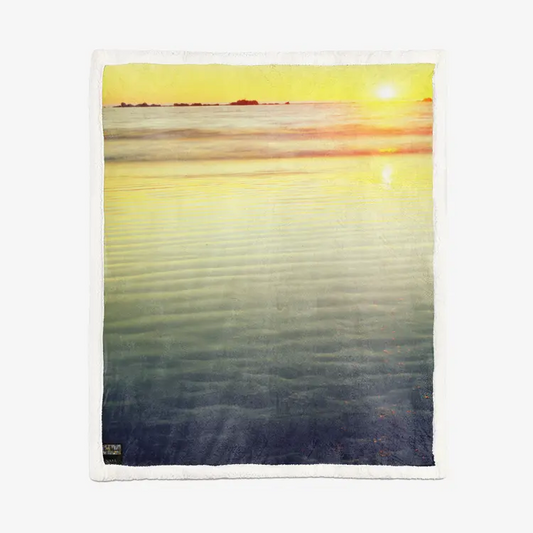 50"x60" Double-Sided Super Soft Plush Blanket - Thagmatography - Landscape 101 -Venice beach Printy6