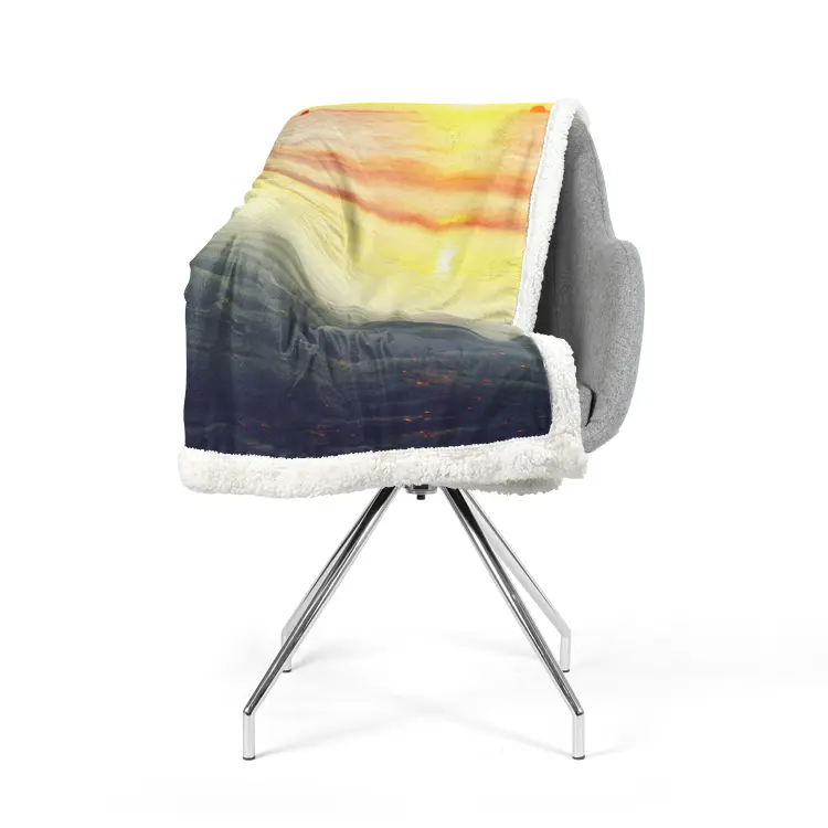 50"x60" Double-Sided Super Soft Plush Blanket - Thagmatography - Landscape 101 -Venice beach Printy6