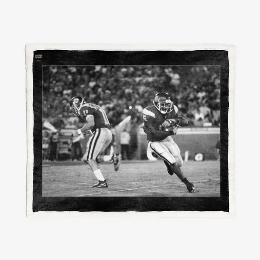 50"x60" Double-Sided Super Soft Plush Blanket - USC Football (12) - Reggie Bush & Matt Leinart Printy6