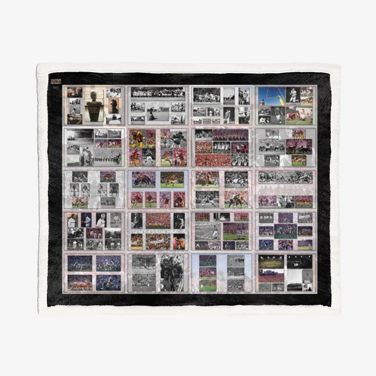 50"x60" Double-Sided Super Soft Plush Blanket - USC Football (1) Printy6