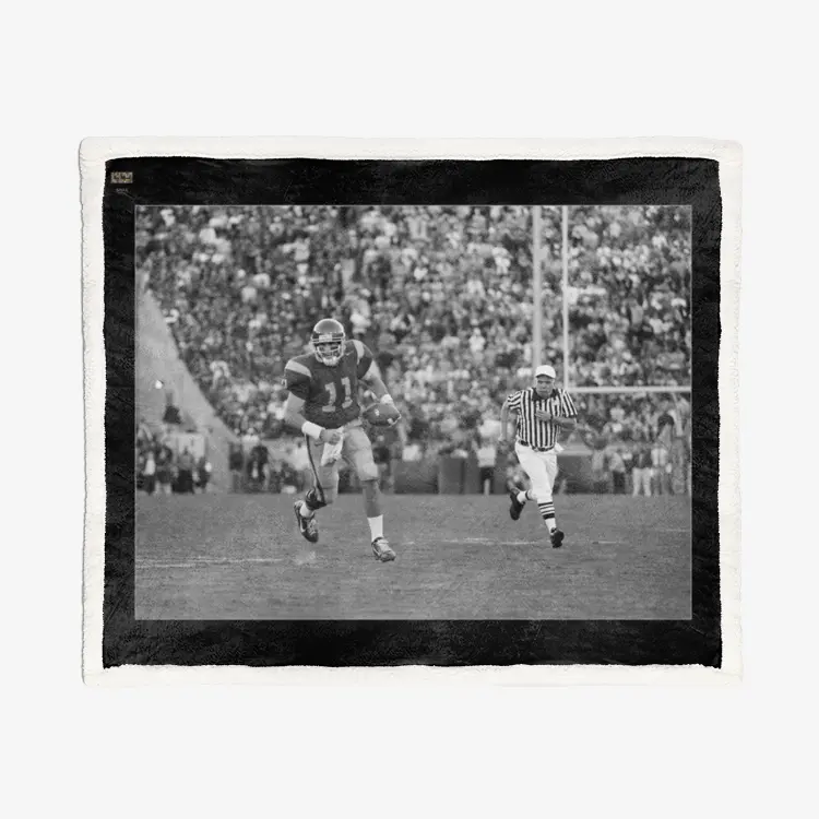 50"x60" Double-Sided Super Soft Plush Blanket - USC Football (23) Printy6