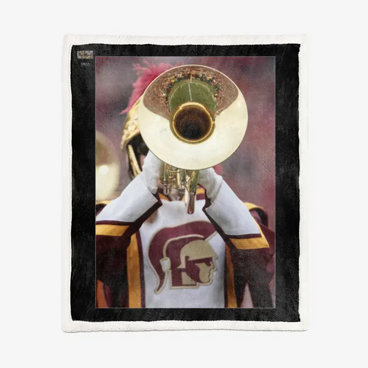 50"x60" Double-Sided Super Soft Plush Blanket - USC Football (6) Printy6