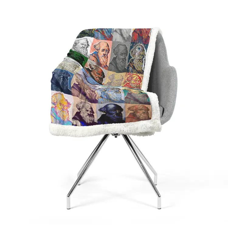 50"x60" Double-sided super soft plush blanket - Encore - Guido D'Arezzo Printy6