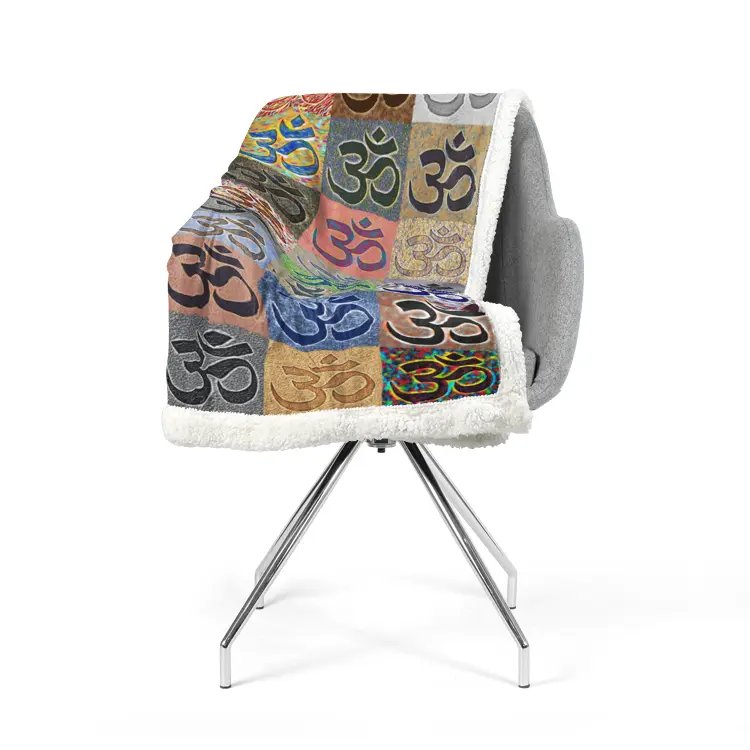 50"x60" Double-sided super soft plush blanket - Encore - Om Printy6