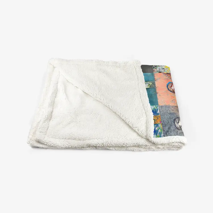50"x60" Double-sided super soft plush blanket - School of painting - William Turner Printy6