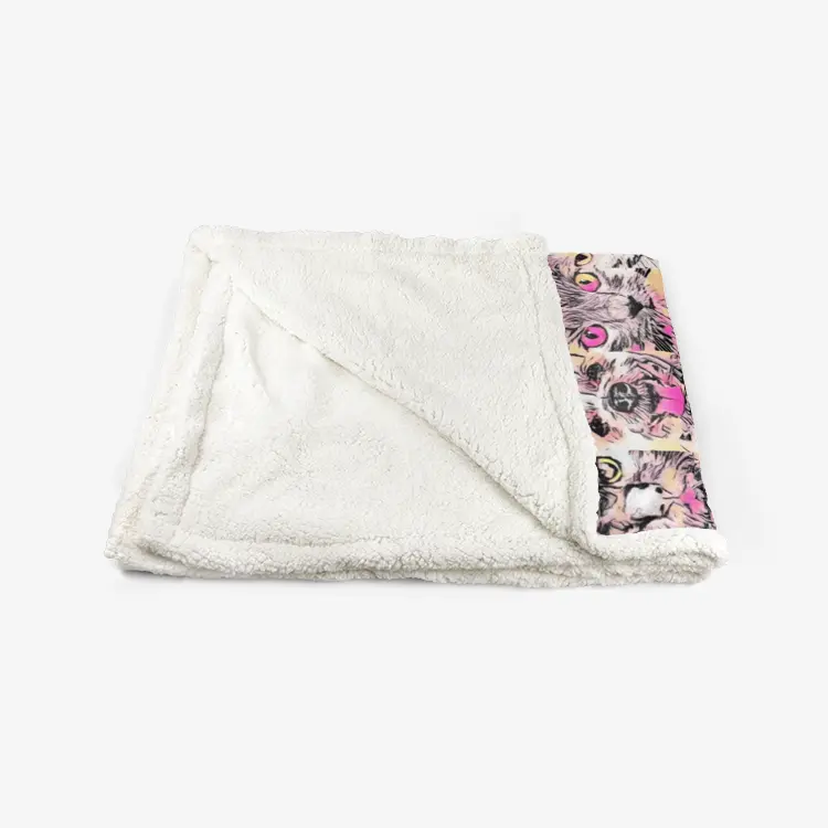 60"x78" Double-sided super soft plush blanket - Club 99 Printy6