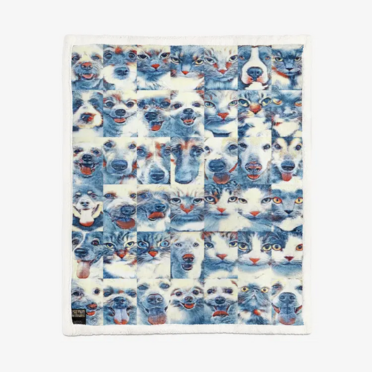 60"x78" Double-sided super soft plush blanket - Club 99 Printy6