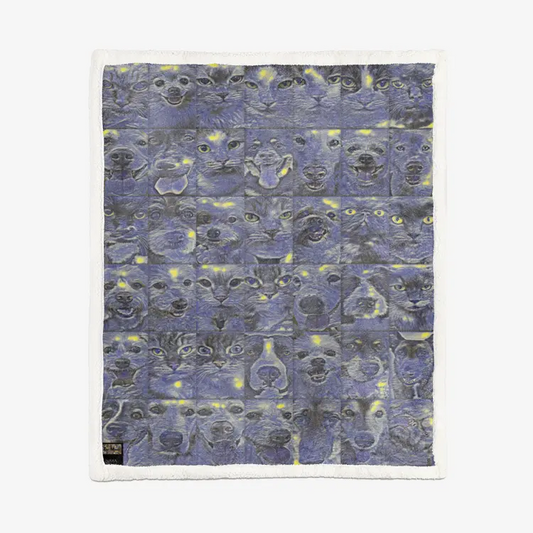 60"x78" Double-sided super soft plush blanket - Club 99 Printy6