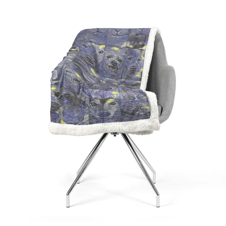 60"x78" Double-sided super soft plush blanket - Club 99 Printy6