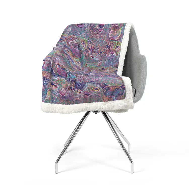60"x78" Double-sided super soft plush blanket - Club 99 Printy6