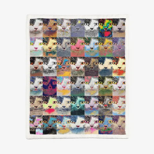60"x78" Double-sided super soft plush blanket - Club 99 Printy6