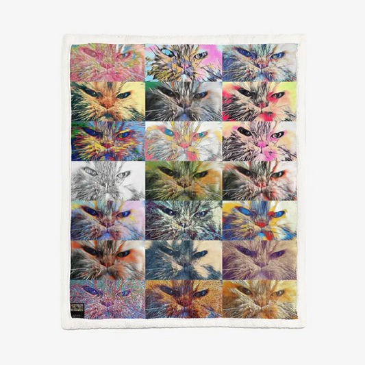 60"x78" Double-sided super soft plush blanket - Club 99 Printy6