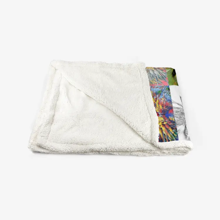 60"x78" Double-sided super soft plush blanket - Club 99 Printy6