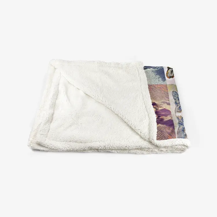 60"x78" Double-sided super soft plush blanket - Club 99 Printy6