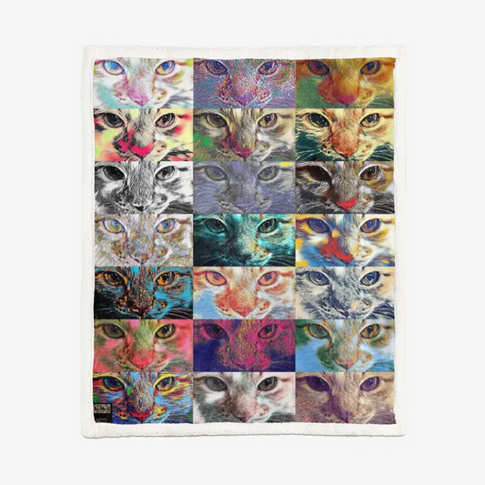 60"x78" Double-sided super soft plush blanket - Club 99 Printy6