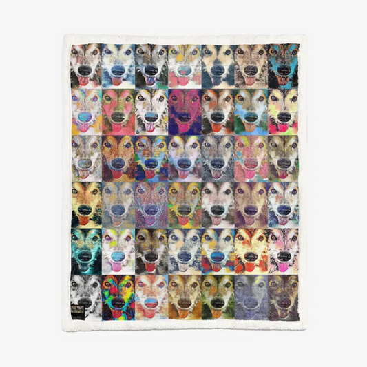 60"x78" Double-sided super soft plush blanket - Club 99 Printy6
