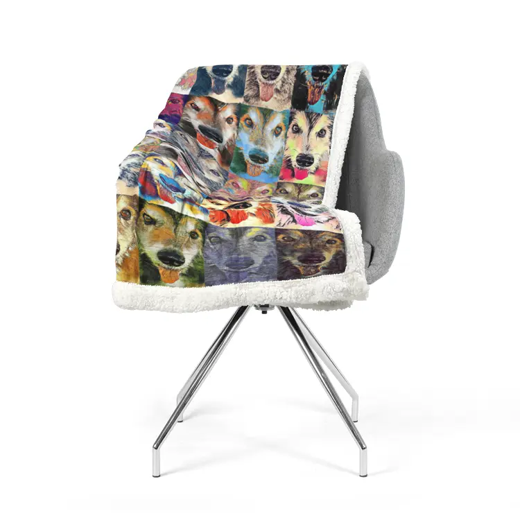 60"x78" Double-sided super soft plush blanket - Club 99 Printy6