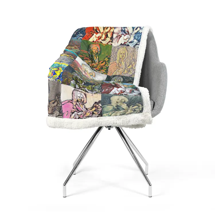 60"x78" Double-sided super soft plush blanket - Encore - Antonio Vivaldi Printy6
