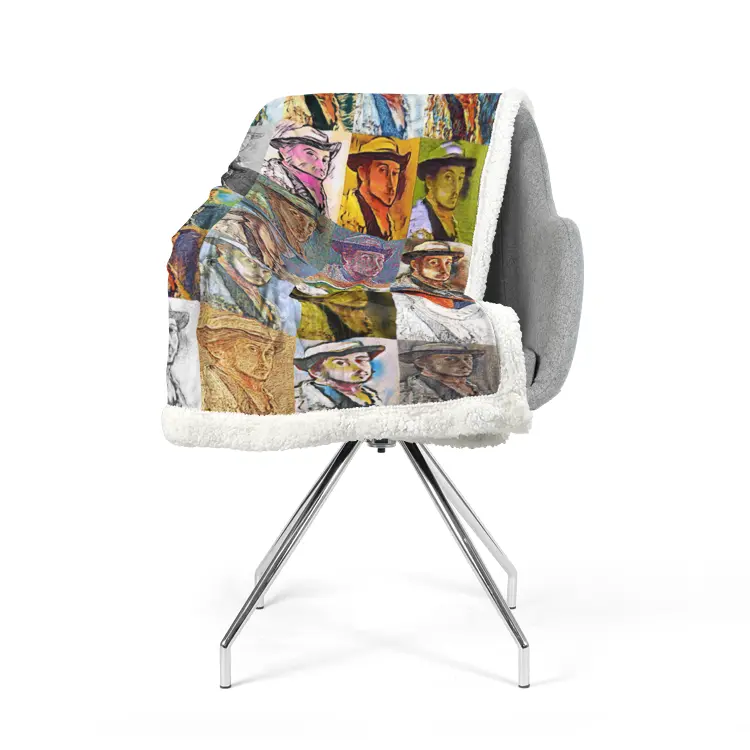 60"x78" Double-sided super soft plush blanket - Encore - Edgar Degas Printy6