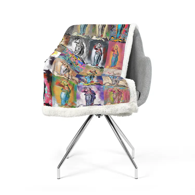 60"x78" Double-sided super soft plush blanket - Encore - Jesus of Nazareth Printy6