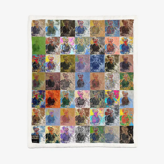 60"x78" Double-sided super soft plush blanket - Encore - Marie Cassat Printy6