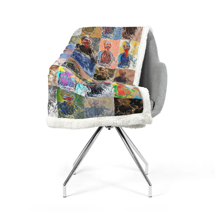 60"x78" Double-sided super soft plush blanket - Encore - Marie Cassat Printy6