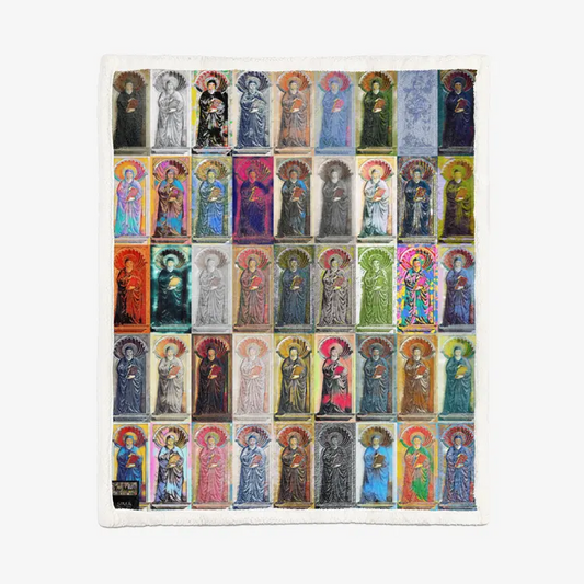 60"x78" Double-sided super soft plush blanket - Encore - Santa Monica Printy6