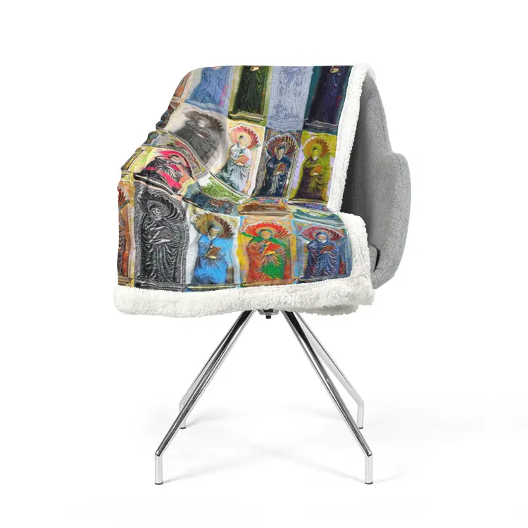60"x78" Double-sided super soft plush blanket - Encore - Santa Monica Printy6