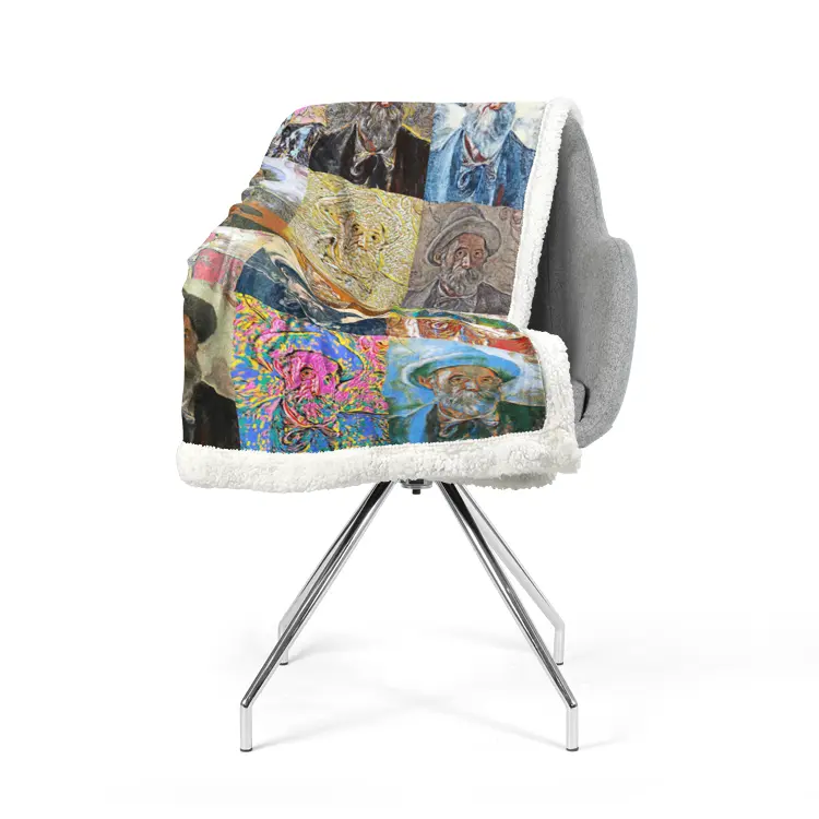 60"x78" Double-sided super soft plush blanket - School of painting - Pierre-Auguste Renoir Printy6