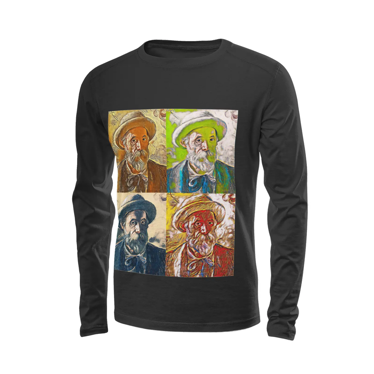 Black Long Sleeve t-shirt - The prophecy - Pierre-Auguste Renoir Printy6