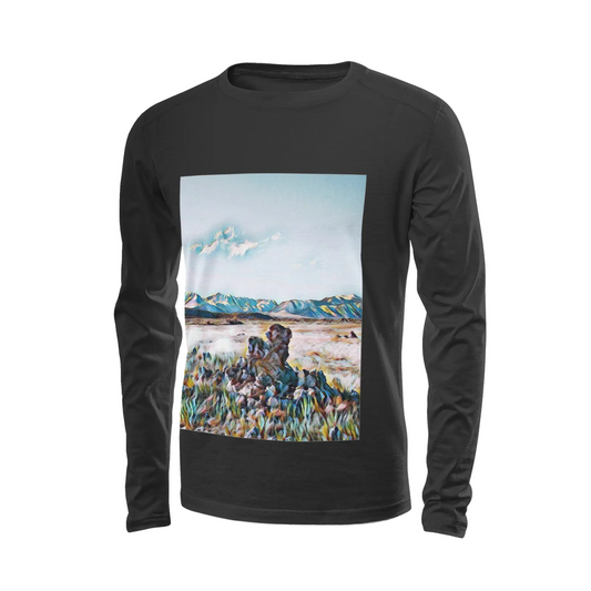 Black long sleeve T-shirt - Southern California (11) Printy6