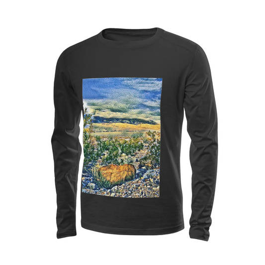 Black long sleeve T-shirt - Southern California (13) Printy6