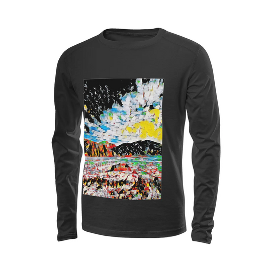 Black long sleeve T-shirt - Southern California (15) Printy6