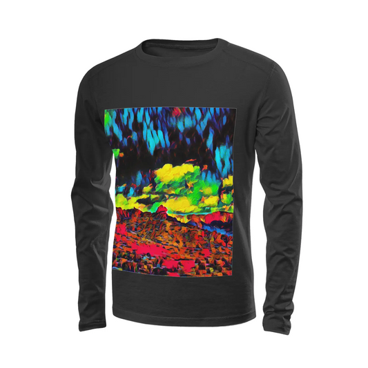 Black long sleeve T-shirt - Southern California (1) Printy6