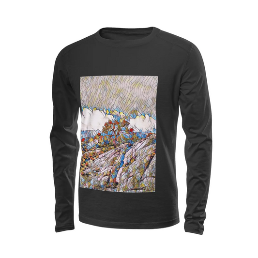 Black long sleeve T-shirt - Southern California (3) Printy6