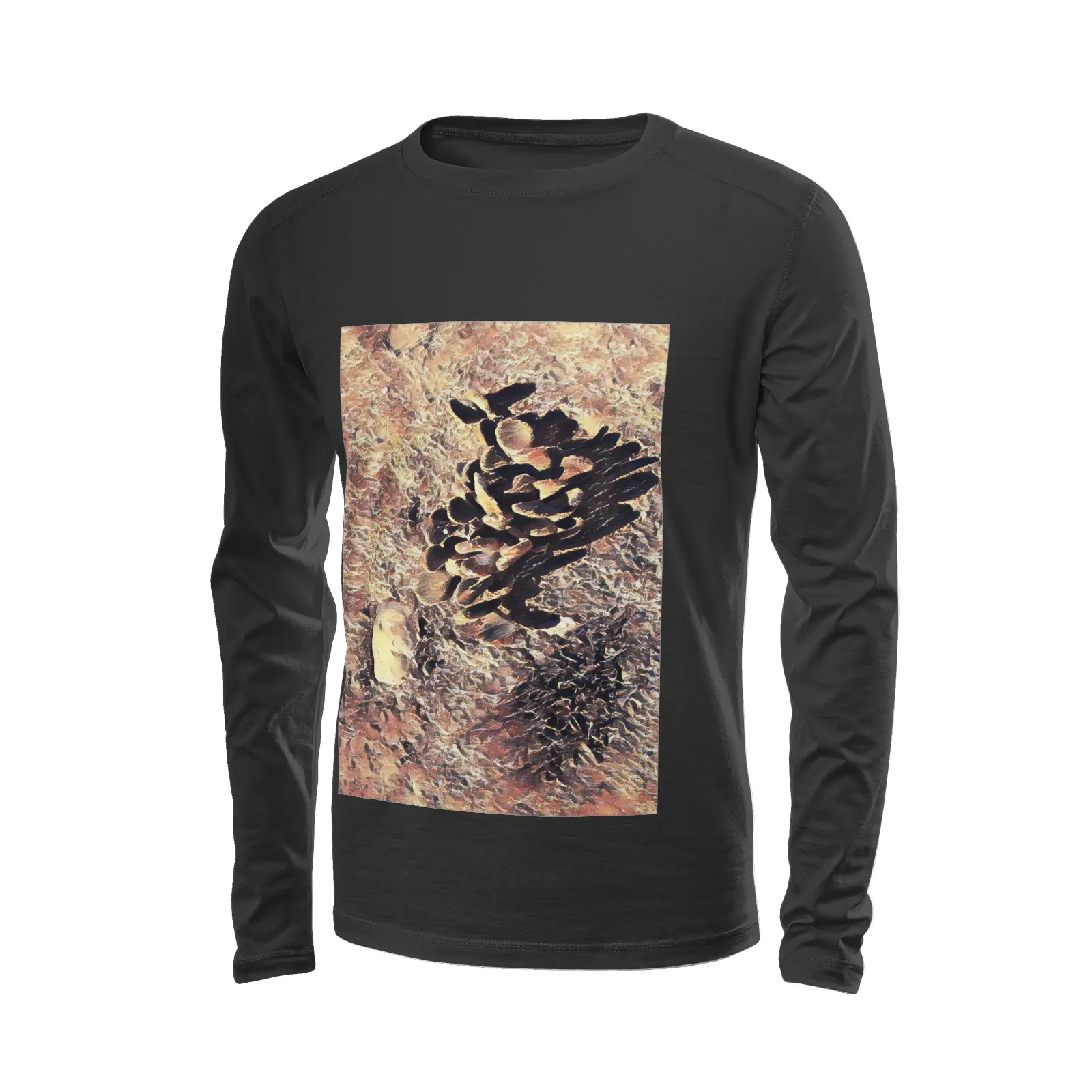 Black long sleeve T-shirt - Southern California (4) Printy6