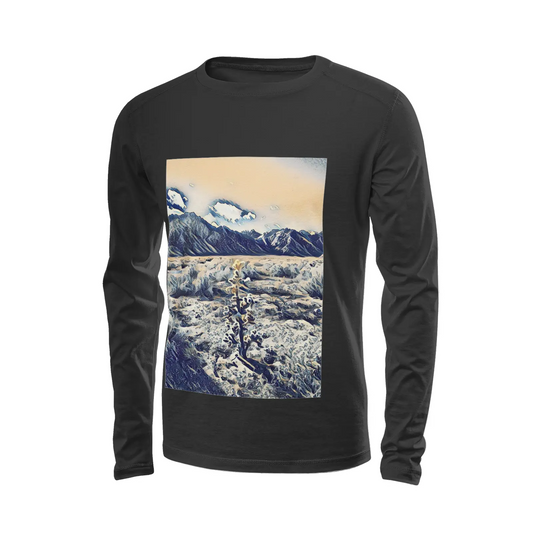 Black long sleeve T-shirt - Southern California (5) Printy6