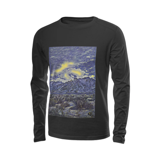 Black long sleeve T-shirt - Southern California (6) Printy6