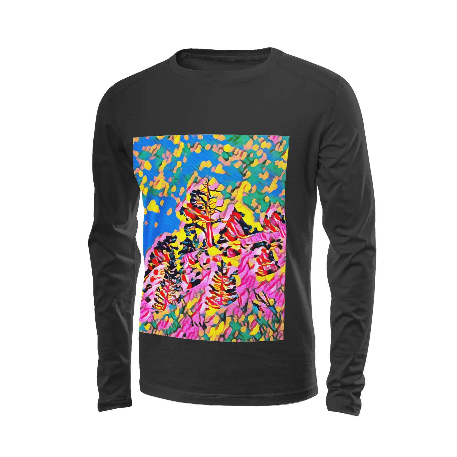 Black long sleeve T-shirt - Southern California (9) Printy6