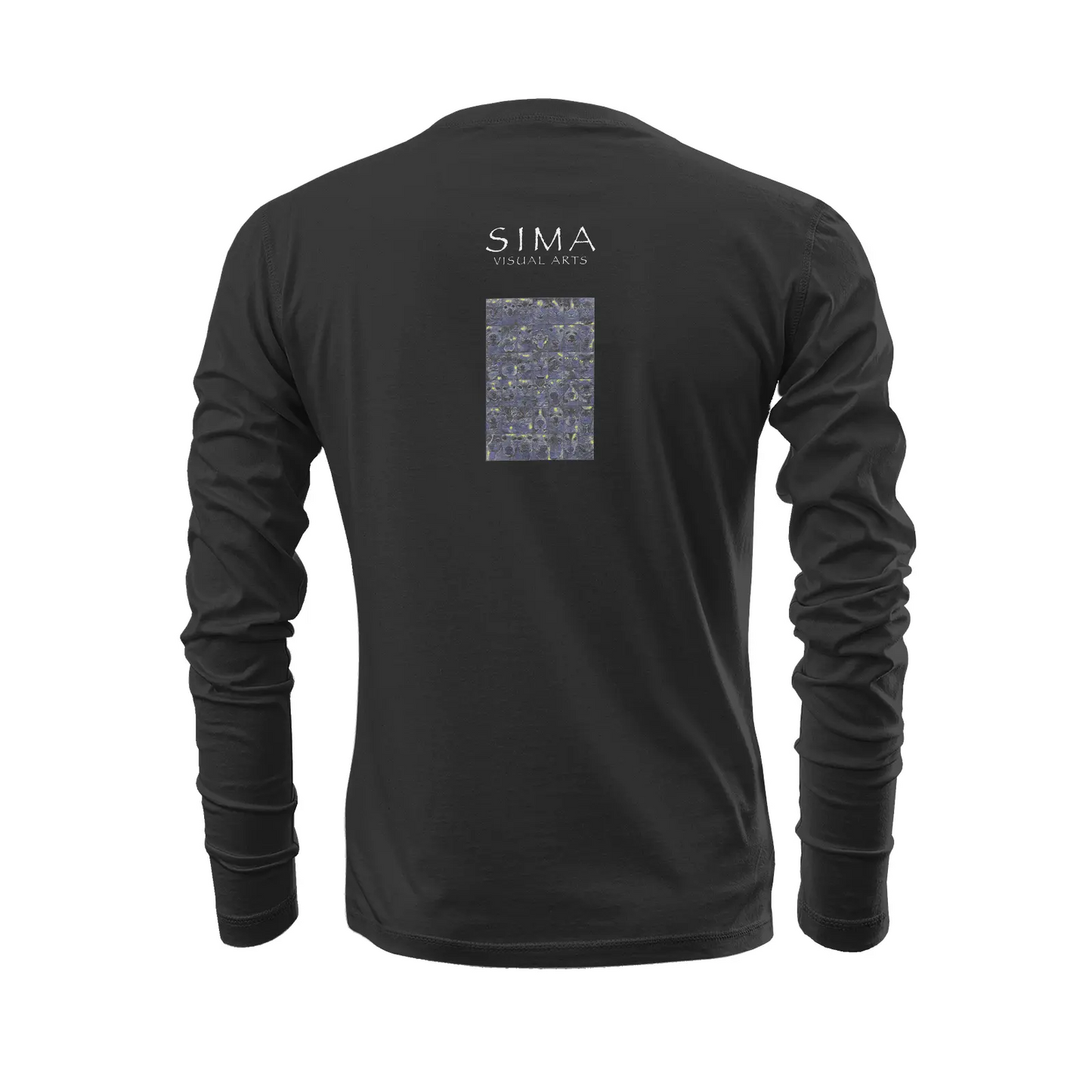 Black long sleeve t-shirt - Club 99 Printy6