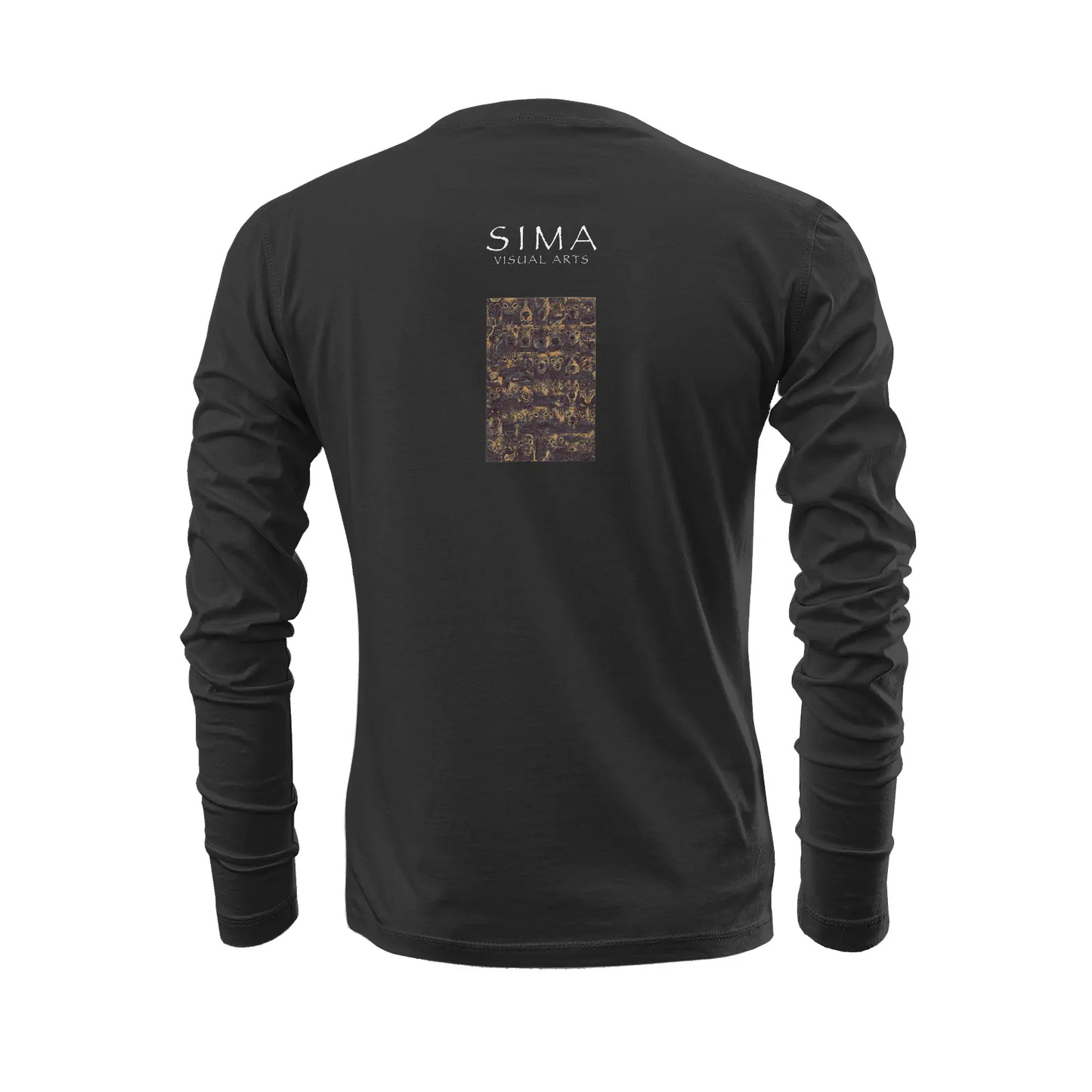 Black long sleeve t-shirt - Club 99 Printy6