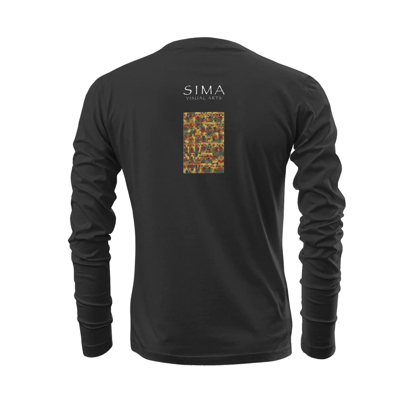 Black long sleeve t-shirt - Club 99 Printy6