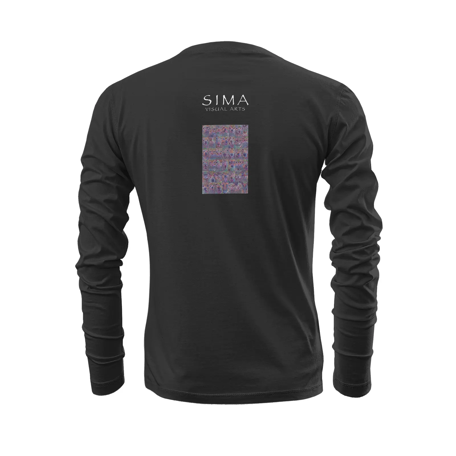 Black long sleeve t-shirt - Club 99 Printy6